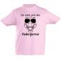 Preview: T-Shirt Dino mit Spruch: Ich rocke jetzt den Kindergarten, 100% Baumwolle, rosa-schwarz